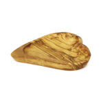Olive Wood Heart Shaped Snack Dish