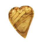 Olive Wood Heart Shaped Snack Dish