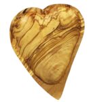 Olive Wood Heart Shaped Snack Dish