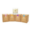 Verano Home Fragrance - Screen Printed Glass Candle In A "Kraft" Recycled Gift Box