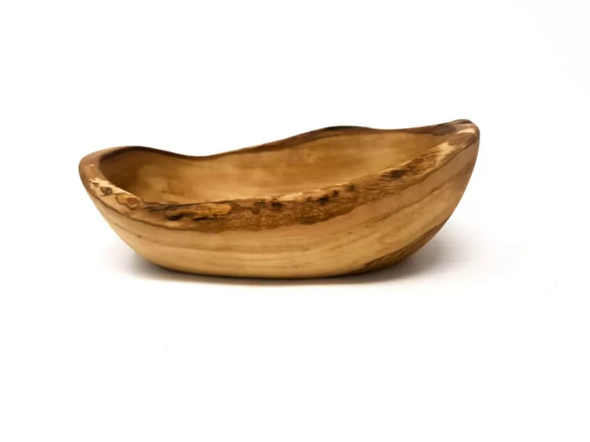 Olive Wood - Handmade Rustic Oval Bowl(S)