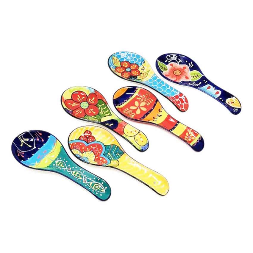 Classic Spanish Spoon Rest Verano Ceramics