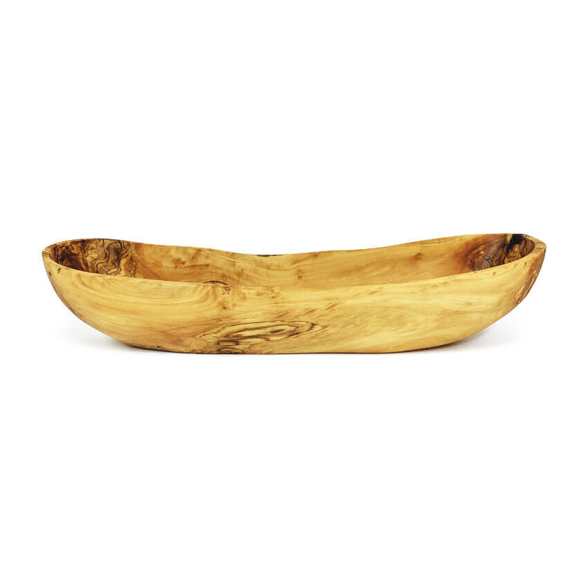Olive Wood - Handmade Rustic Snack Boats