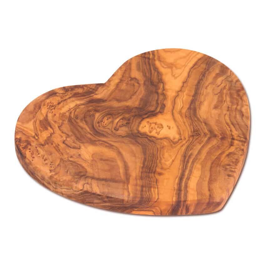 Olive Wood - Handmade Heart Shaped Boards