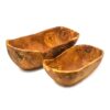 Olive Wood - Handmade Rustic Oval Bowl(S)