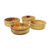 Olive Wood - Shallow Bowls (Set Of 2 & A Set Of 4)