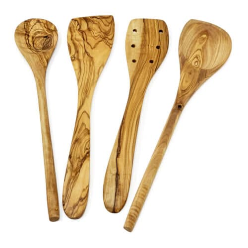 Olive Wood Utensil Set Verano Ceramics