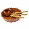 El Toro - Olive Bowl With 3 Olive Wood Olive Picks