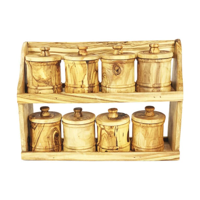 Olive Wood – Spice Rack