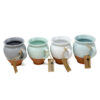 Rustic Pastel - Small Belly Jug (Half Dipped)
