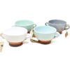 Rustic Pastel - Sets Of Soup Bowls (Half Dipped)