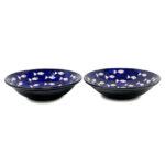 Signature - Blue & White Fish - Sets Of 2 Pasta Bowls
