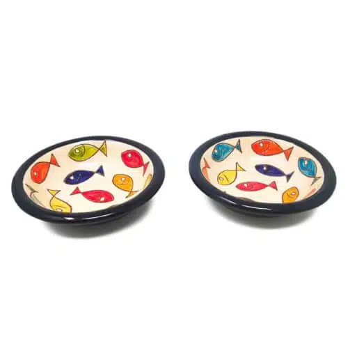 Signature - Coloured Fish - Set Of 2 Tapas Bowls 12Cm