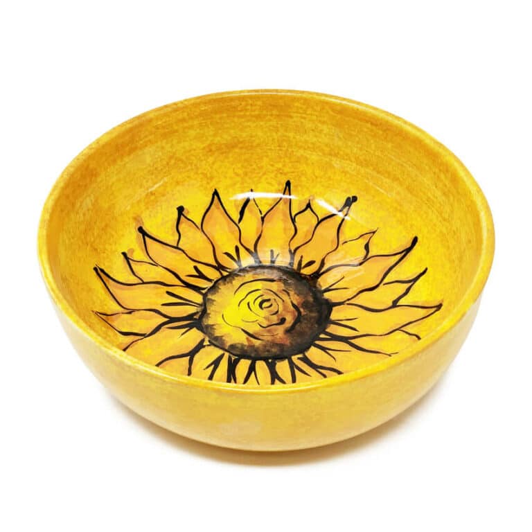 Sunflower – Round Bowl