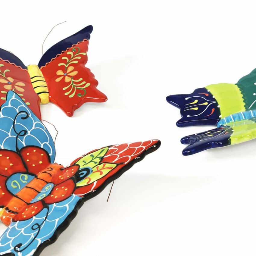 Classic Spanish Wall Hanging Butterflies Verano Ceramics