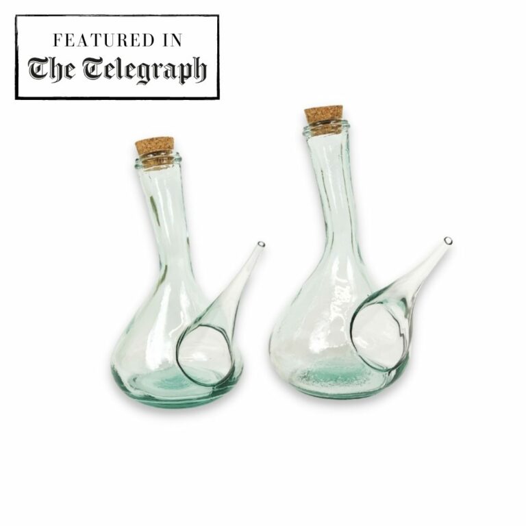 Spanish Porron Decanter/Pourers with cork