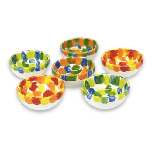 Petalo PET9 SS Set of 6 x 9 cm Bowls Mixed colours 1
