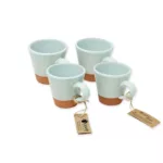 Rustic Pastel Conical Cup - Pale Green
