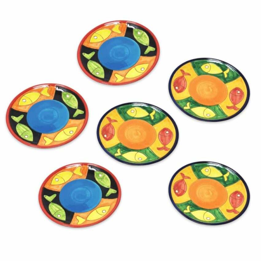 Signature - Big Fish - Small Plate - Set of 6
