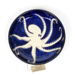 Birds Eye of Large Blue Salad Bowl