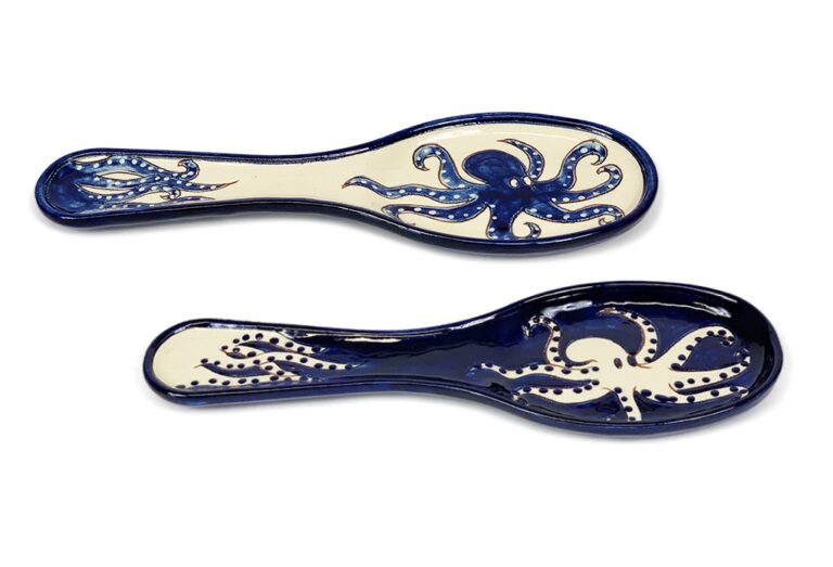 Blue & White Octopus – Spoon Rests