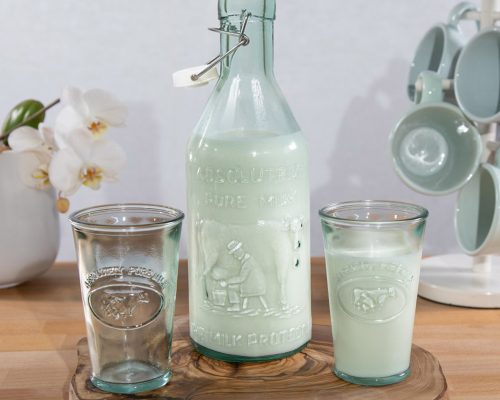 Recycled Glass Absolute Milk bottle